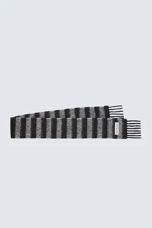 Acne Studios Sciarpa in misto alpaca a righe