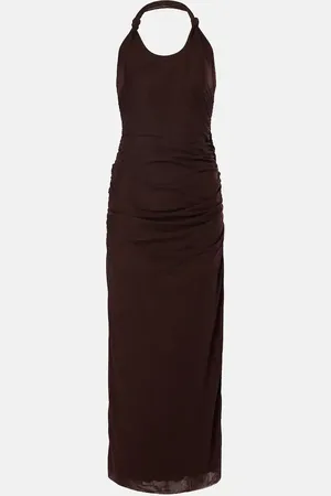 SIR Abito midi Jacques Knot con ruches