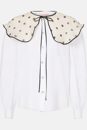 VALENTINO Camicia in popeline di cotone