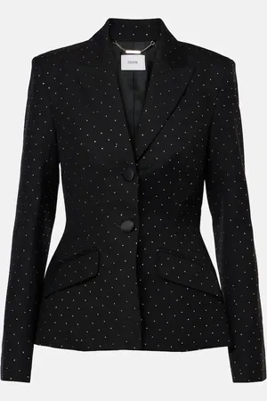Erdem Blazer in cotone e lana a pois