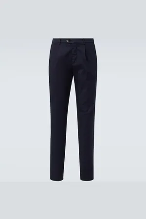 Brunello Cucinelli Pantaloni slim in misto cotone