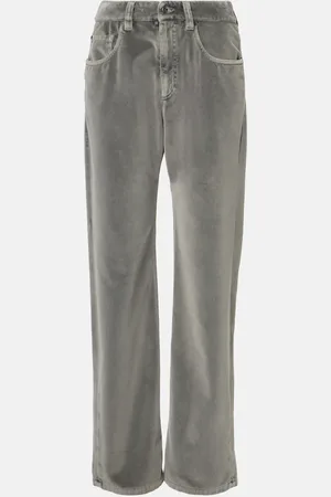Brunello Cucinelli Pantaloni regular in velluto