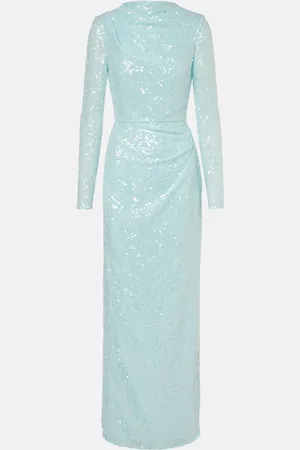 Erdem Abito lungo con paillettes