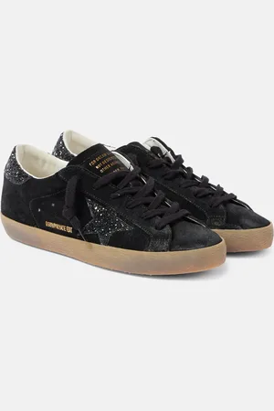 Golden Goose Sneakers Super-Star in suede con glitter