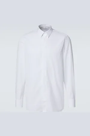 LARDINI Camicia da smoking in cotone
