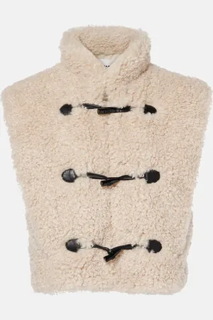 Marant Etoile Gilet Alisa in pelliccia sintetica