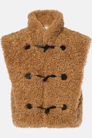 Marant Etoile Gilet Alisa in pelliccia sintetica