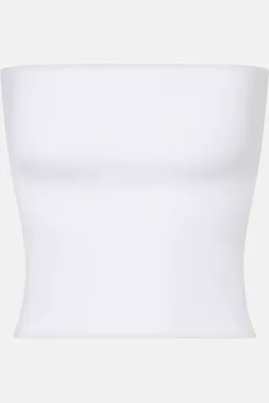 Brunello Cucinelli Top a fascia in jersey di misto cotone