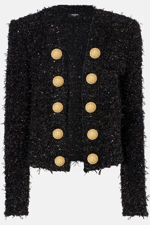 Balmain Giacca in tweed con lamé