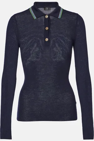 Etro Polo in lana e cotone