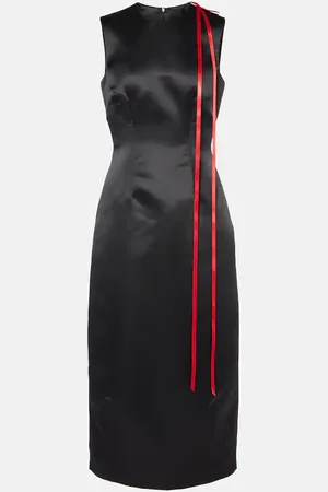 Simone Rocha Abito midi in raso