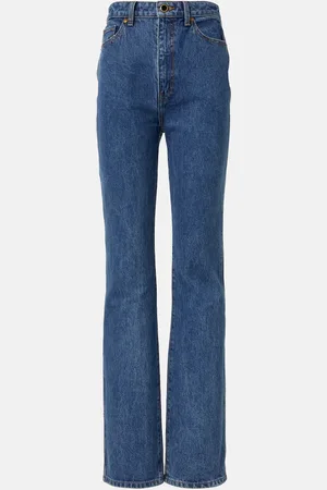 Khaite Jeans regular Danielle a vita alta