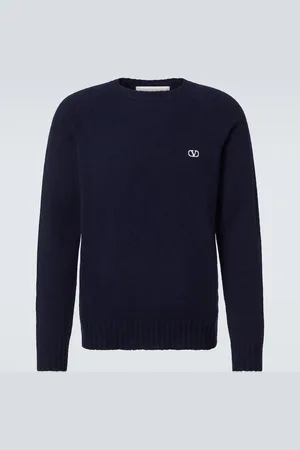 VALENTINO Pullover VLogo Signature in lana vergine