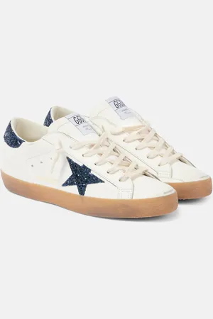 Golden Goose Sneakers Super-Star in pelle con glitter
