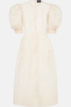 Simone Rocha Abito midi con ricamo