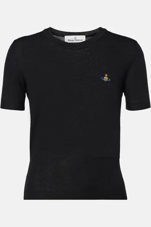 Vivienne Westwood Top Bea in lana e seta