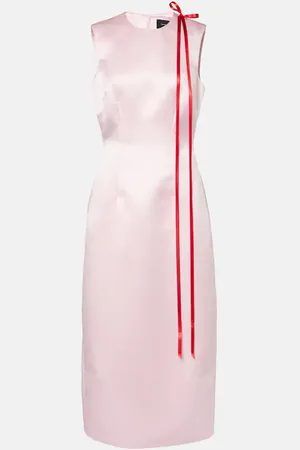 Simone Rocha Abito midi in raso