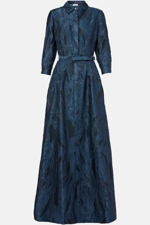 Simkhai Abito lungo Courtney in jacquard