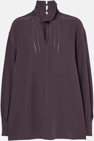 Joseph Blusa Rivoli in crêpe de chine di seta