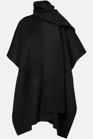 Totême Cappotto Doublé in lana con sciarpa