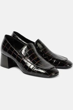 Totême Pumps mocassino in pelle stampata