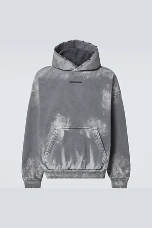 Balenciaga Felpa distressed in jersey di cotone