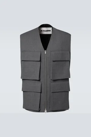 Jil Sander Gilet in lana vergine