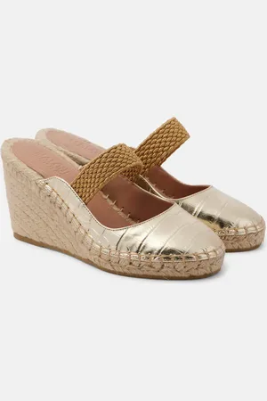 MALONE SOULIERS Espadrillas Siena 70 in pelle con zeppa