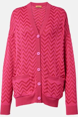 Missoni Cardigan in misto cotone a zig-zag