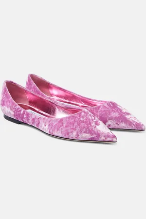 Jimmy Choo Ballerine Love in velluto
