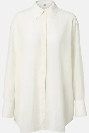 Totême Camicia in lana trasparente