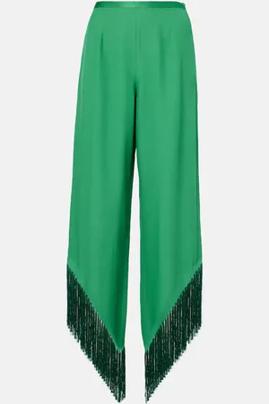 ‎Taller Marmo‎ Pantaloni a gamba larga Oaxaca con frange