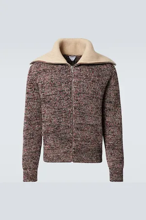 Bottega Veneta Pullover in lana e cotone a coste