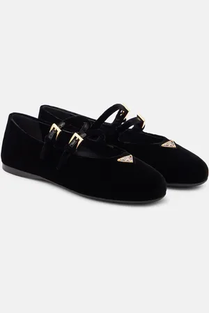 Prada Ballerine Mary Jane in velluto