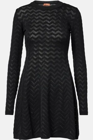 Missoni Abito corto in misto cotone a zig-zag