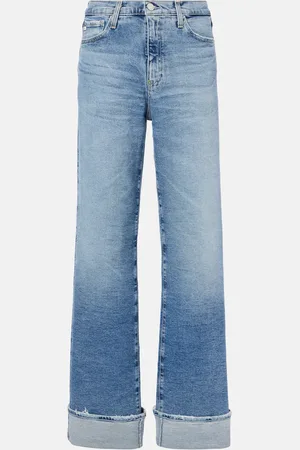AG Jeans Jeans a gamba larga Kora a vita alta