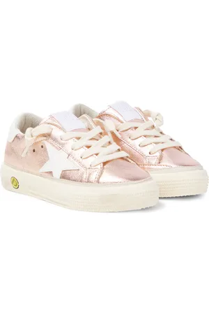 Golden Goose Sneakers May in pelle metallizzata