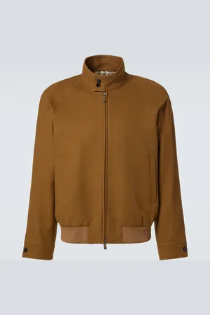 Burberry Giacca blouson Harrington in cashmere