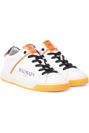 Balmain Sneakers in pelle con logo