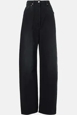 Prada Jeans a gamba larga e vita alta