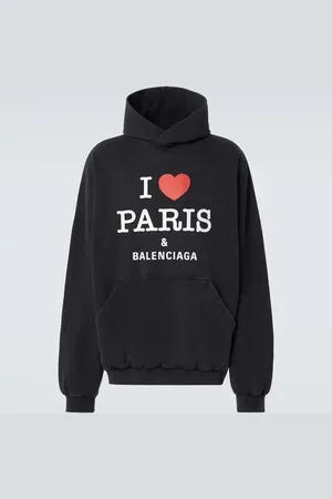 Balenciaga Felpa I Love Paris in cotone