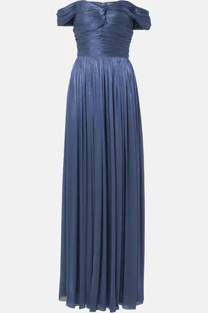Costarellos Abito lungo off-shoulder