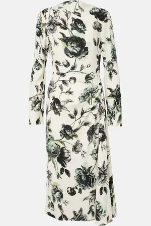 Erdem Abito midi con stampa
