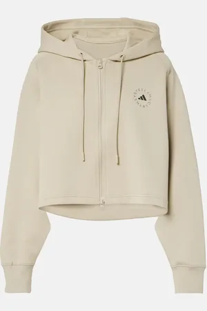 adidas Felpa cropped in misto cotone