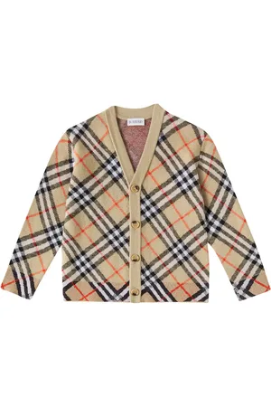 Burberry Cardigan in lana Burberry Check