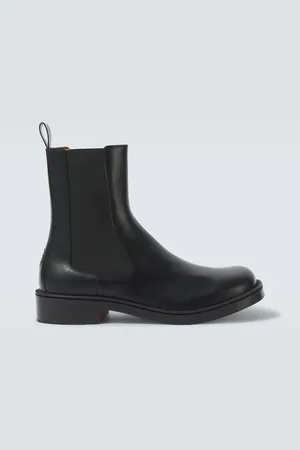 Alexander McQueen Stivaletti Chelsea Trunk in pelle