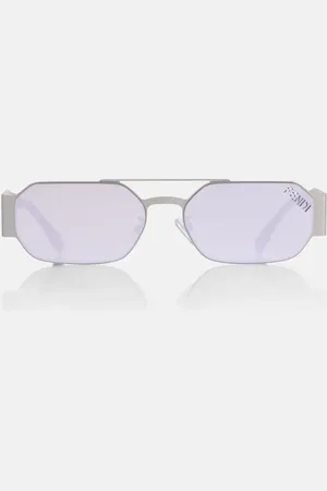 Fendi Occhiali da sole squadrati Cut Out