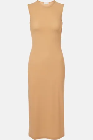 Jil Sander Abito midi in jersey