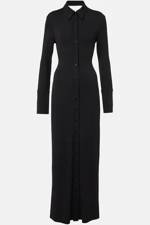 Oscar de la Renta Abito midi Orchid in misto lana guipure