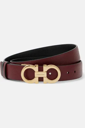 Salvatore Ferragamo Cintura Gancio Mediterraneo in pelle